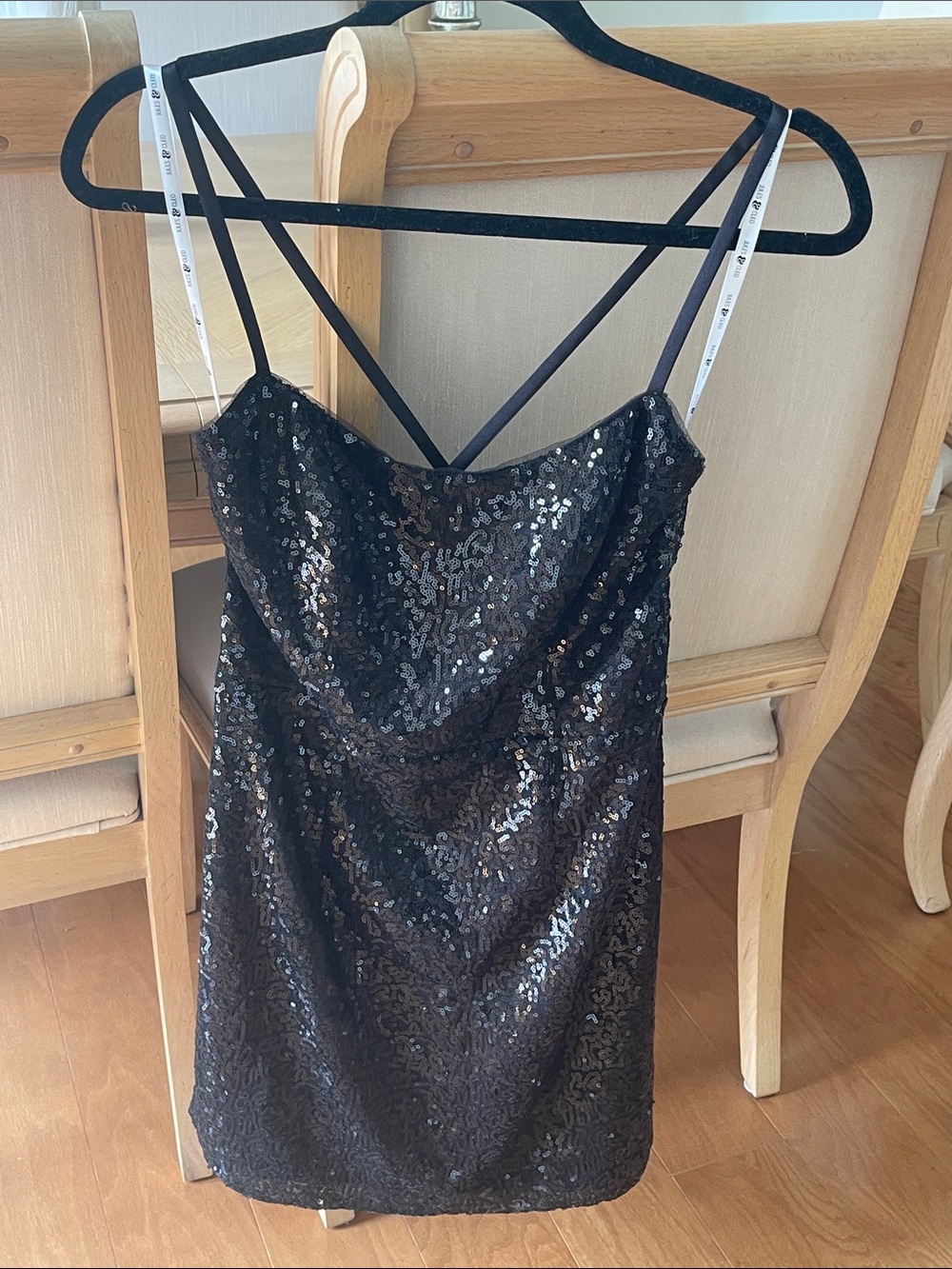 JULES & CLEO Sequin Dress with Thin Straps NWOT